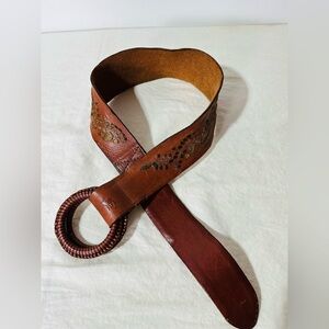 Vtg Abercrombie Fitch Leather Belt